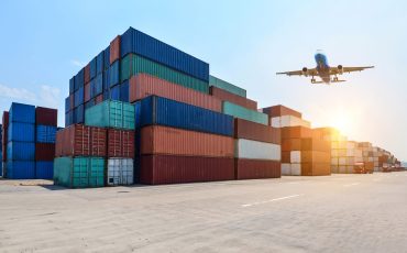 Industrial port and container yard
